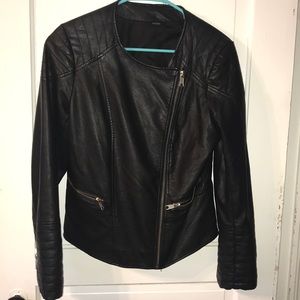 Faux Leather Jacket